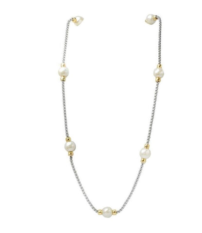Pearl & Cable Necklace